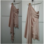 Dress like new, gold color, sizes S and M
