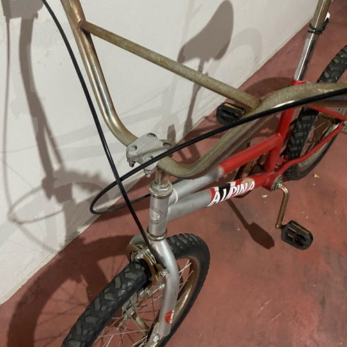 Alpine vintage BMX used with brakes and tires fully functional
