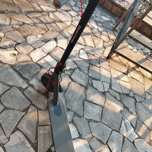 Electric scooter with charger