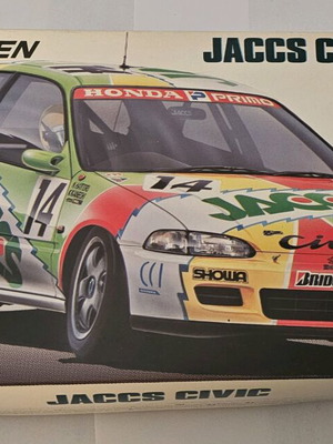 Hasegawa Honda Civic JACCS Mugen μοντελιστικό κιτ 1:24 σαν καινούργιο
