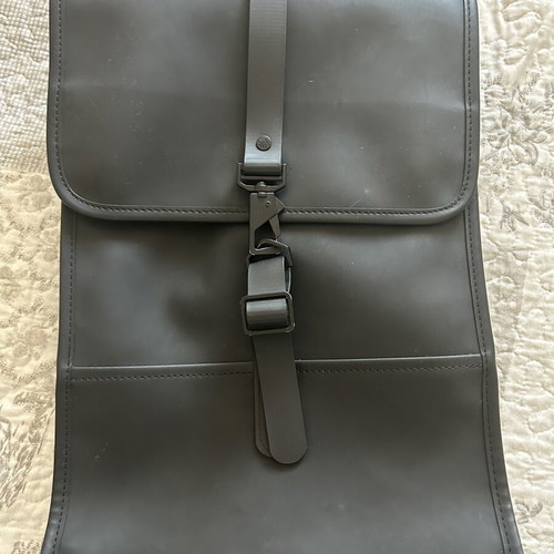 Rains Backpack Mini like new, black waterproof PU