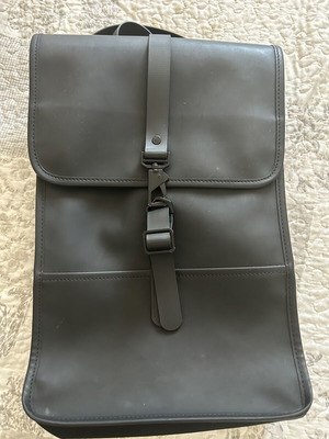 Rains Backpack Mini like new, black waterproof PU
