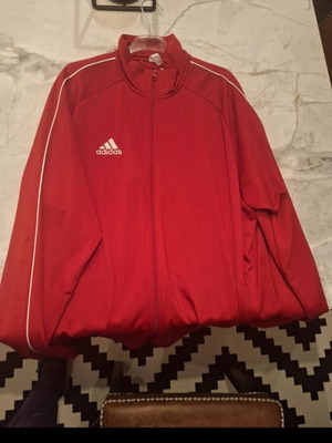 Adidas Tiro προπονητική ζακέτα σαν καινούργιο, κόκκινο, μέγεθος L