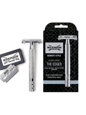 Wilkinson Sword Double Edge Premium ξυριστική μηχανή με 5 ανταλλακτικές λεπίδες