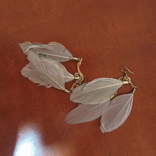 Wings of Style feather earrings set of 5 pairs