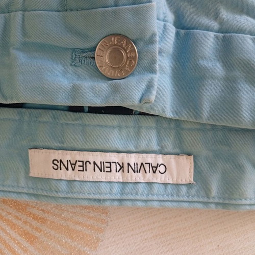 Calvin Klein jeans chino slim fit light blue used, size 31