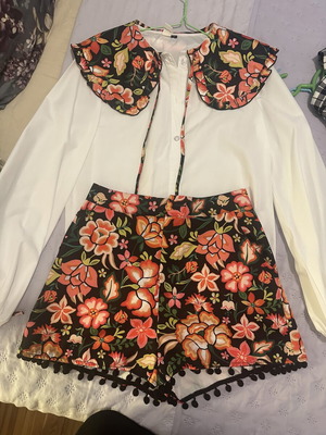 Shirt and shorts set, medium, multicolor