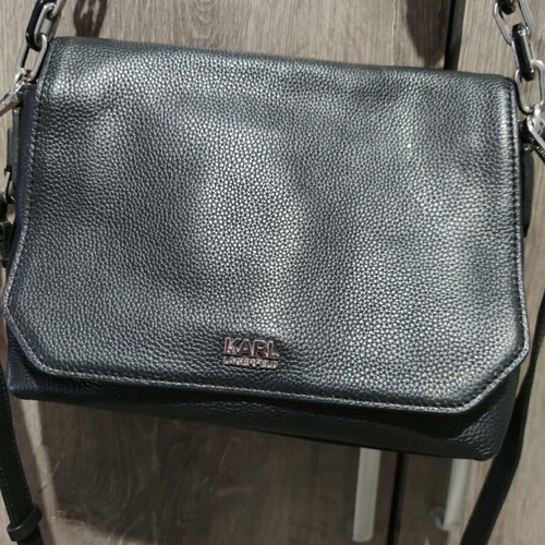Karl Lagerfeld shoulder bag, black