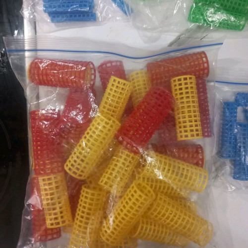 Hair rollers like new, pack of about 80 pieces with pins