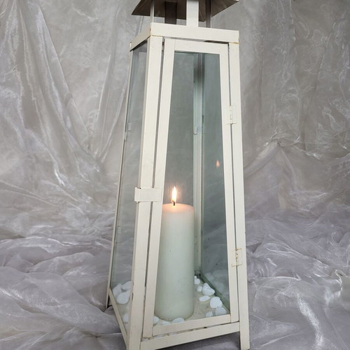 Large Metal Floor Lantern 60cm used, modern