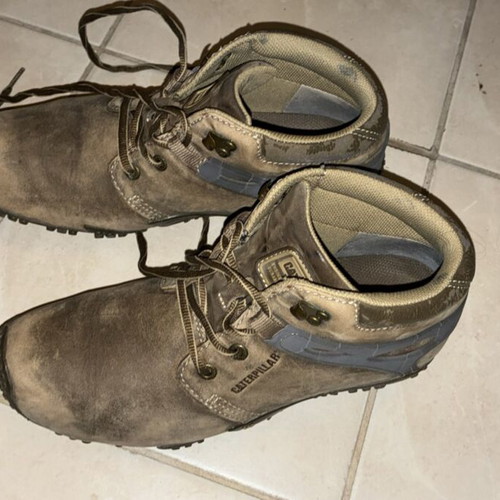 CAT hiking boots, beige, size 43