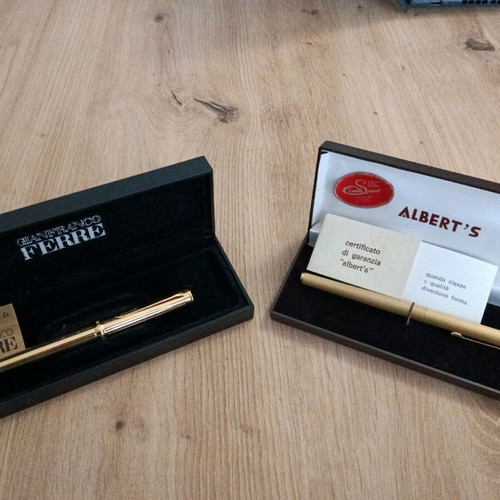 Gianfranco Ferre and Albert's luxury pens new, set of 2