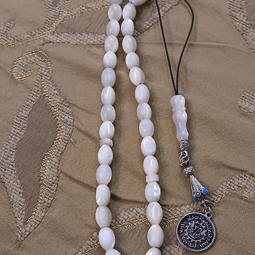 Komboloi mother of pearl vintage worry beads used