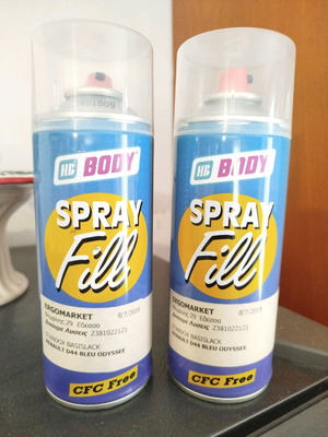 Car paint spray new, dark blue, 2 pieces 400ml