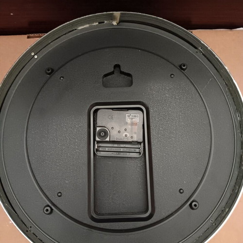 Large wall clock analog used, working