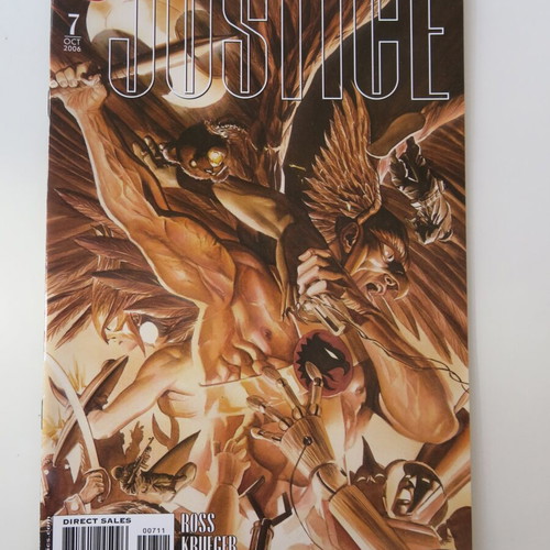 Justice complete set #01-12 near mint, Alex Ross art, English