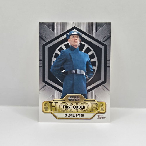 Topps Star Wars Colonel Datoo First Order collectible card new