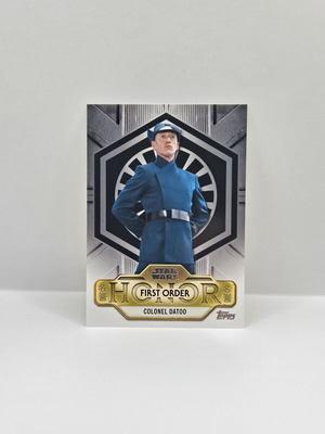 Topps Star Wars Colonel Datoo First Order collectible card new