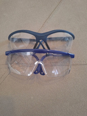 Protective glasses used, set of 2 pieces
