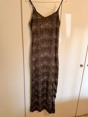 ASOS satin dress like new, brown, size S
