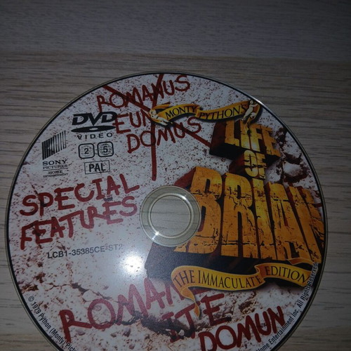 Monty Python Life of Brian DVD used, immaculate edition