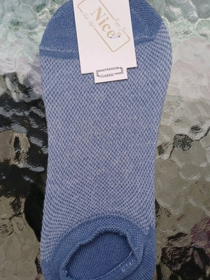 Women's socks new, blue, size 36-41, 1 pair