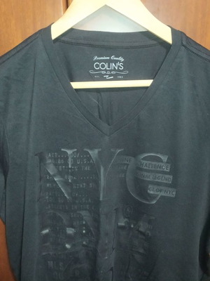 Colins T-shirt black Small