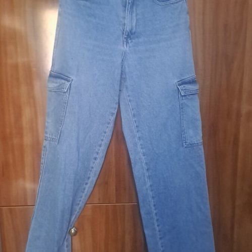 Nalu cargo jeans used, blue denim, size XS