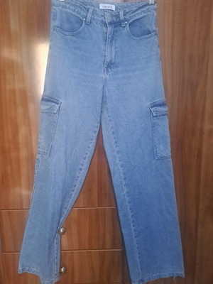 Nalu cargo jeans used, blue denim, size XS
