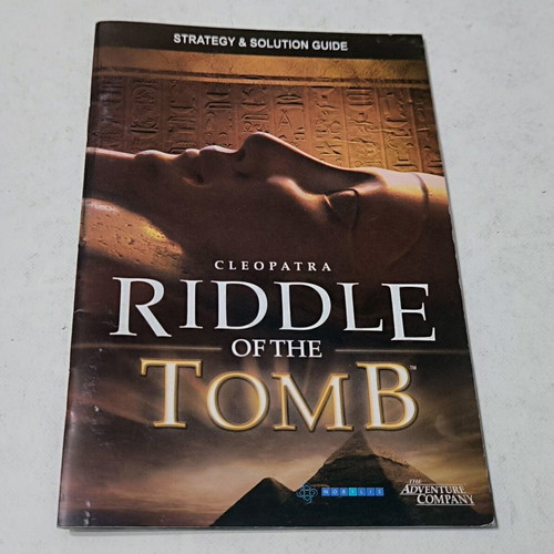Cleopatra Riddle of the Tomb Strategy & Solution Guide like new