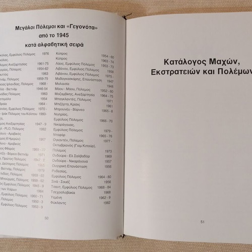 3.500 Years of Battles hardcover book like new, Greek