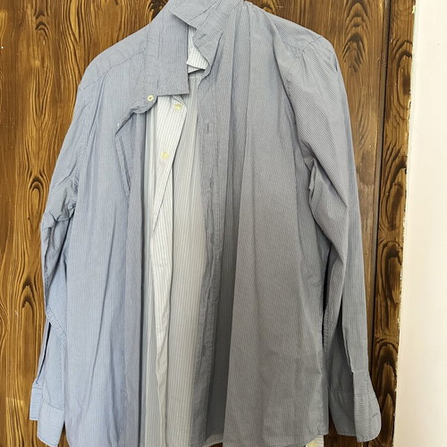 Massimo Dutti shirts like new, pack of two, gray and blue, XL