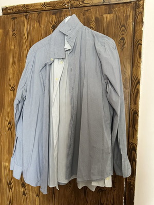 Massimo Dutti shirts like new, pack of two, gray and blue, XL