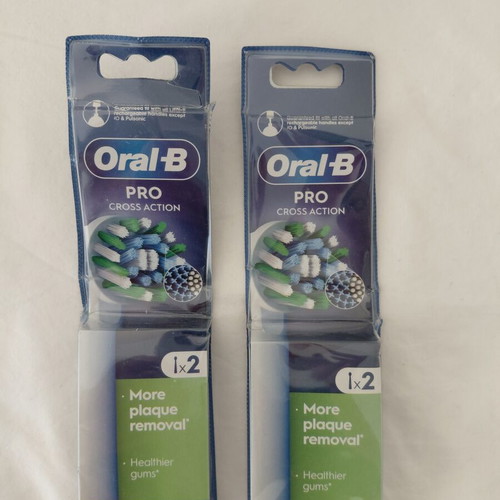 Oral B Pro toothbrush heads new, pack of 4