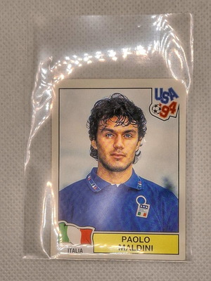 Panini World Cup USA'94 (Blue Back) Sticker 269 Maldini σαν καινούργιο