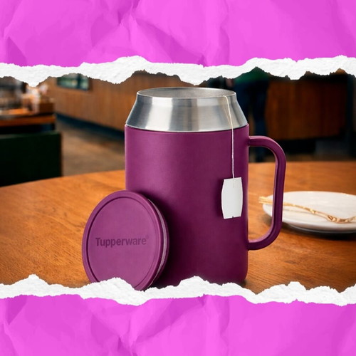 Tupperware Thermos Mug 400 ml new, purple