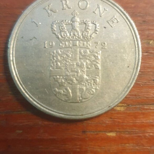 1krone coin 1972 Frederick I, like new