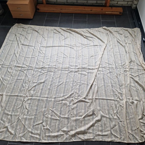 Curtain set used with tape for window and balcony door, 2 pieces