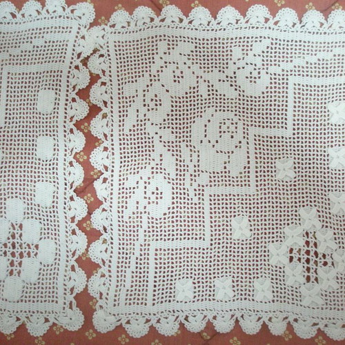 Doilies new, white, handmade crochet, pack of 8 pieces