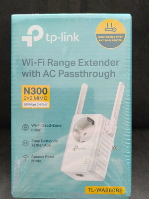 TP Link Wi-Fi Range Extender με AC Passthrough TL-WA860RE καινούργιο