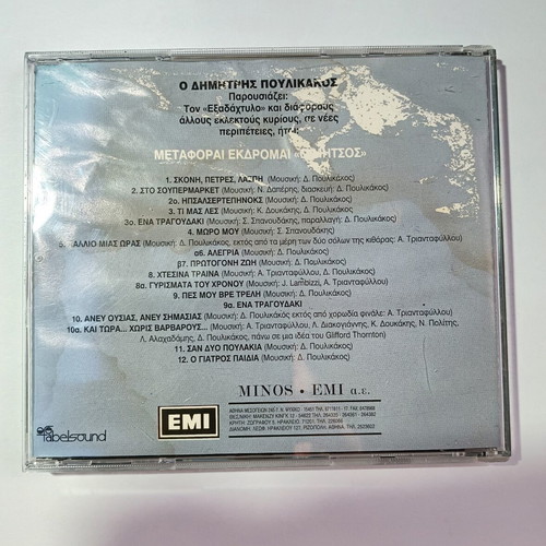 Dimitris Poulikakos Metaforai Ekdromai O Mitsos CD used, rock
