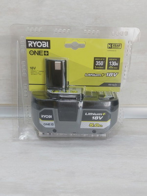 Μπαταρία Ryobi ONE+ 18V Lithium+ 5.0 Ah RB18L50