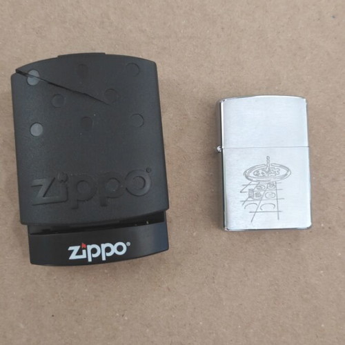 Zippo lighter used, limited edition with roulette design and black case