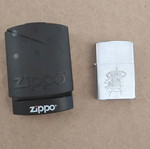 Zippo lighter used, limited edition with roulette design and black case