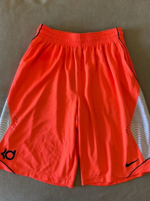 Nike KD βερμούδα μπάσκετ μεταχειρισμένη, ροζ και πορτοκαλί, μέγεθος L
