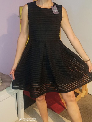 Amica black dress new