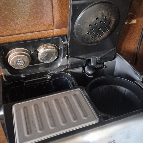 Krups espresso and filter coffee machine with new filter
