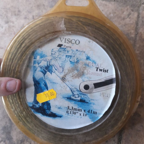 Twist round trimmer line 3.3mm x 41m Visco Parts new