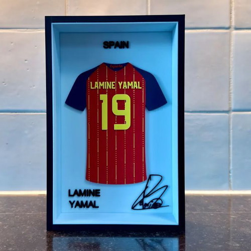 3D Printed Διακοσμητικό Κάδρο Lamine Yamal Spain κατόπιν παραγγελίας