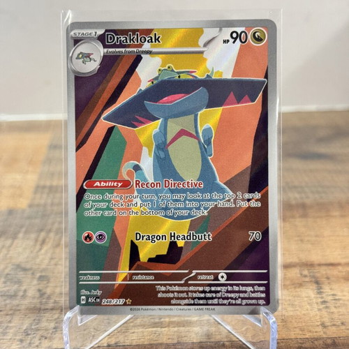 Pokemon Drakloak 248/217 Illustration Rare Ascended Heroes card